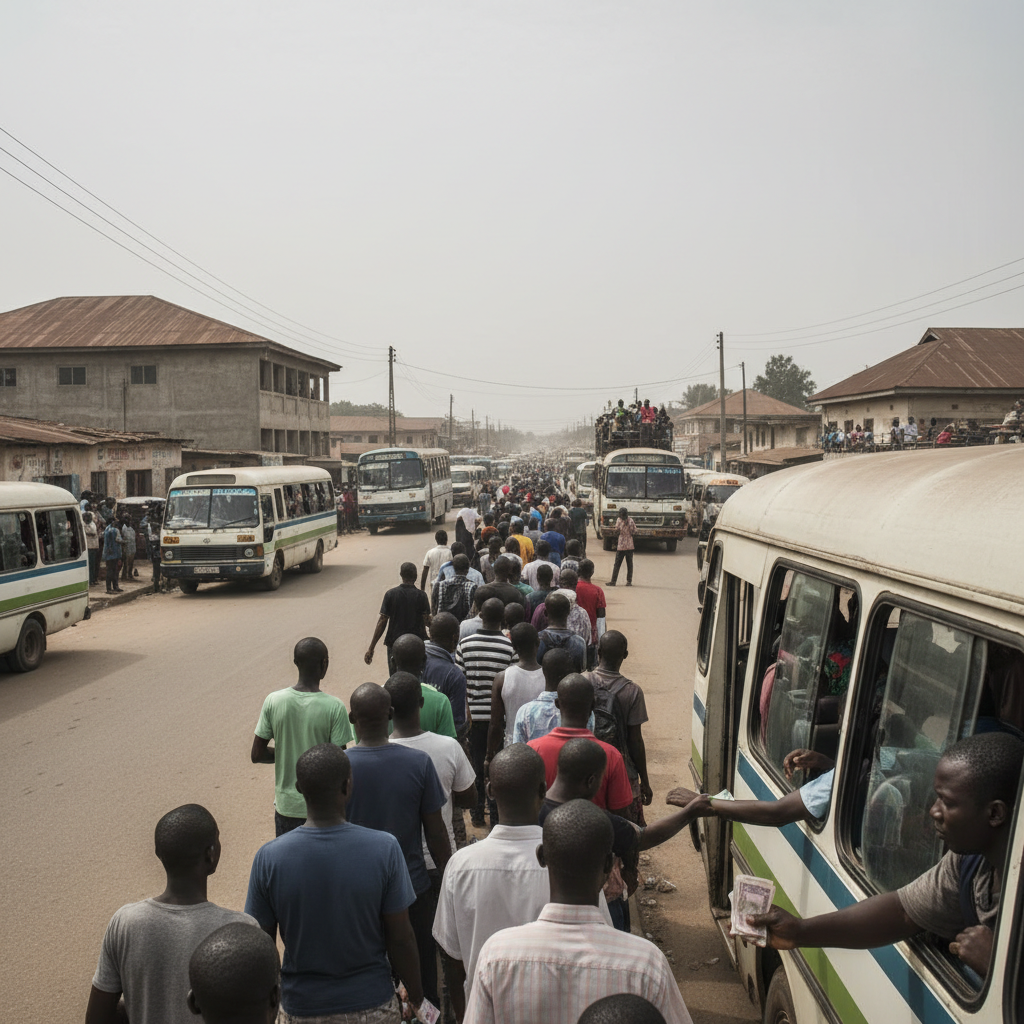 Nungua-Accra Commuters Pay Triple Fares Amid Vehicle Shortage