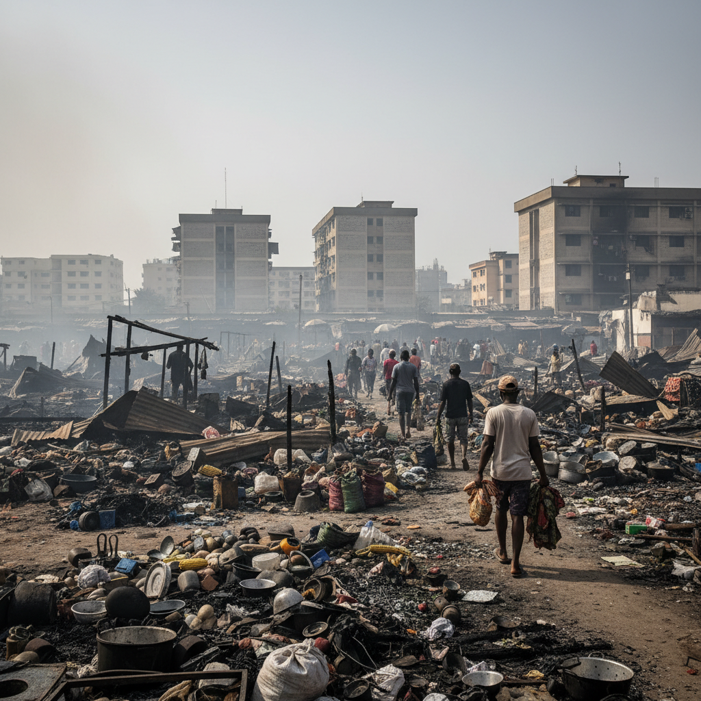 Odawna Market Fire Registers 1,401 Victims