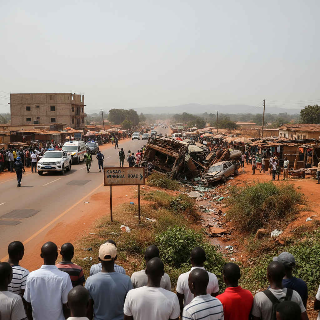 One Dead, Eight Injured in Kasoa–Winneba Road Crash