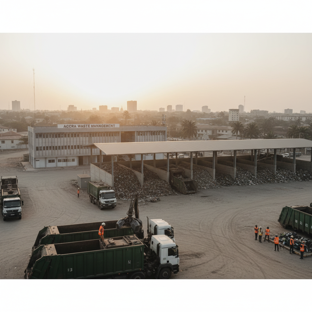President Mahama Activates 6 Accra Waste Transfer Stations