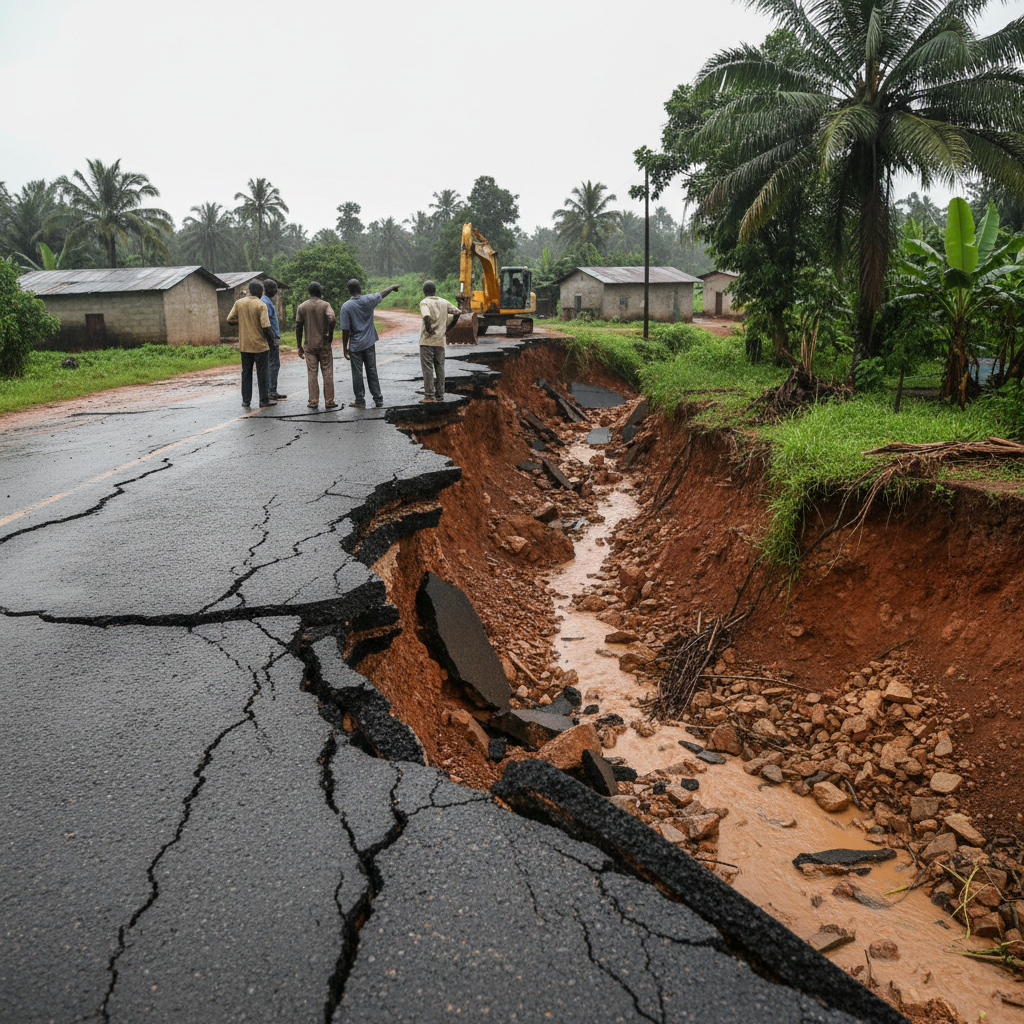 Roads Minister Warns Contractors Over Poor Quality After Heavy Rains Expose Flaws