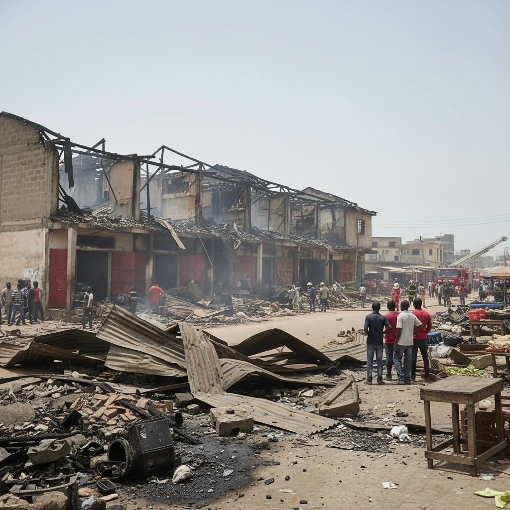 Three Fires Hit Accra, Destroying Property