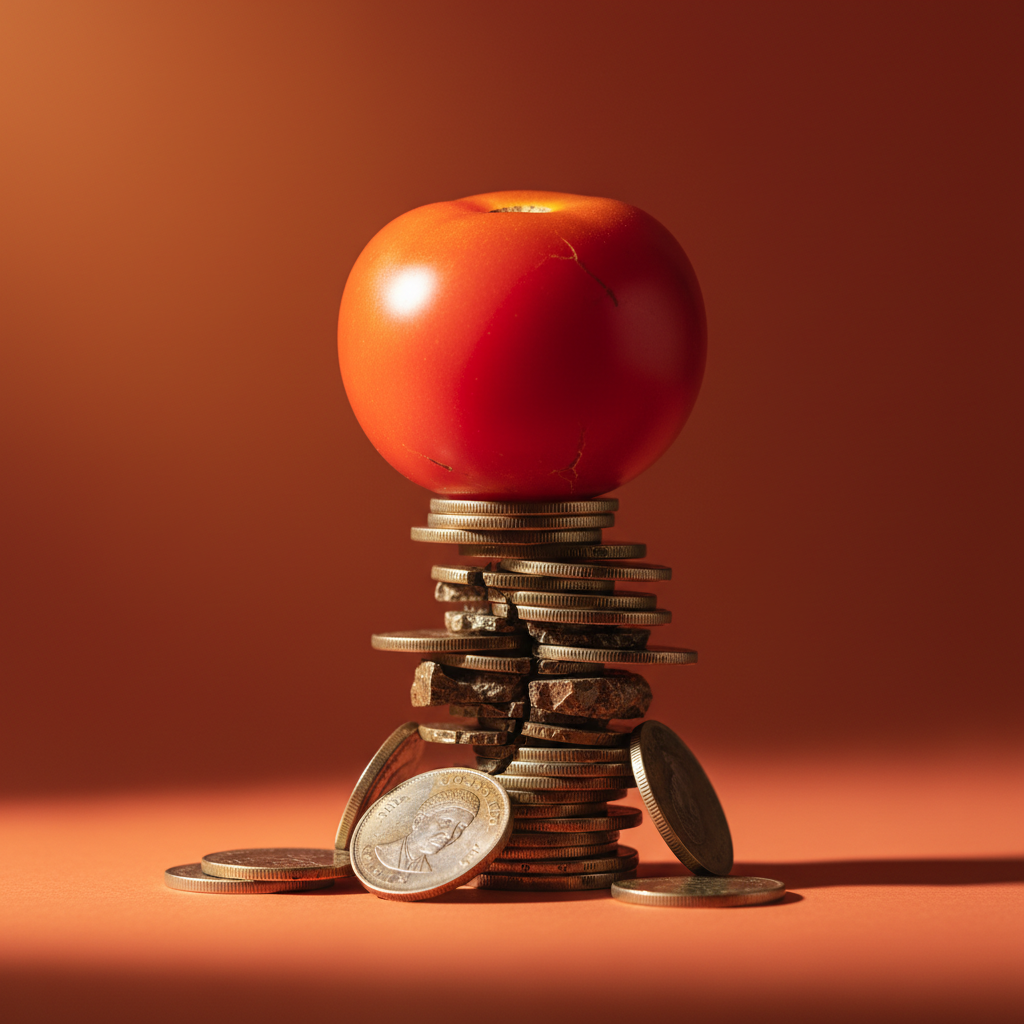Tomato Prices Soar 158% as Ghana's Inflation Reaches 5.0%