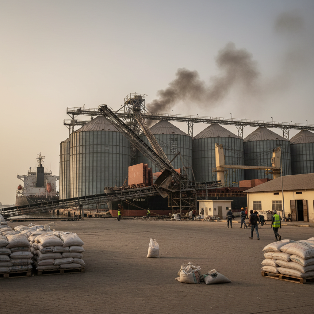 Ukraine drone attack hits Russian grain terminal, kills 3