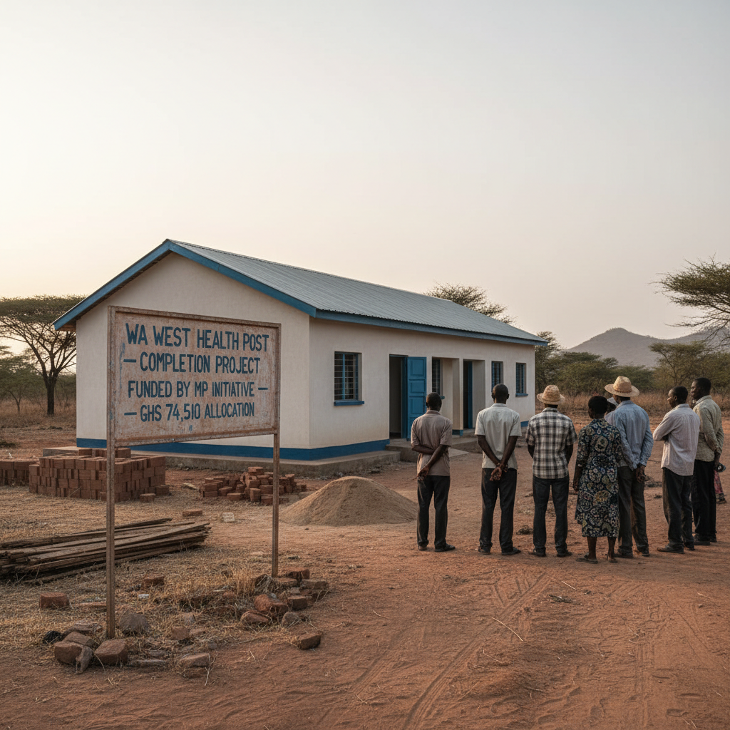 Wa West MP allocates GHS 74,510 for health facility completion